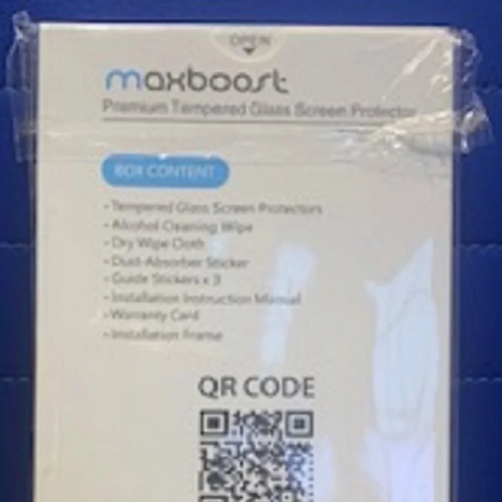 NWT Maxboost Premium Tempered Glass Screen Protectors iPhone 11 Pro/XS/X 3PK